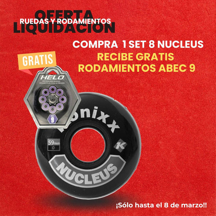 Oferta Liquidación Set 8 Ruedas Nucleus
