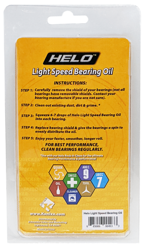 Helo Oil bearings light speed
